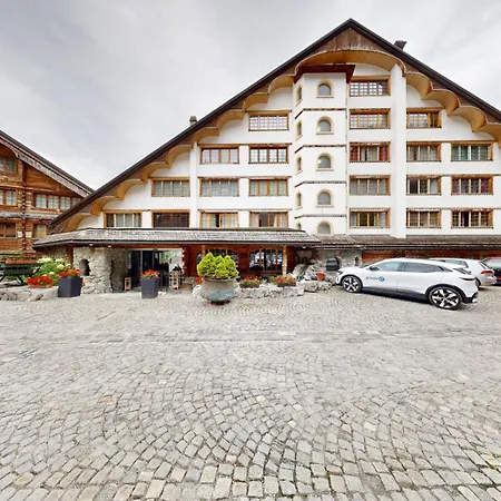 With A Swimming Pool In Crans-Montana